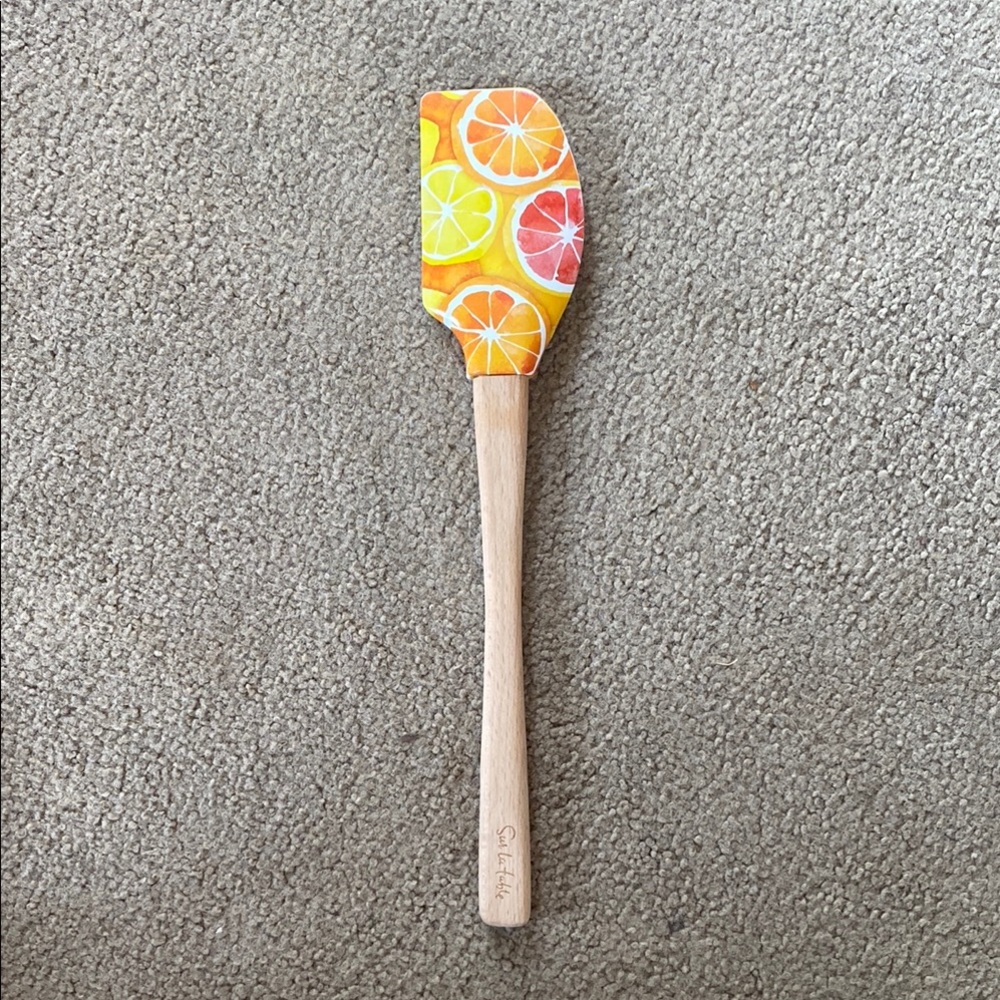 Citrus Patterned Silicone Spatula